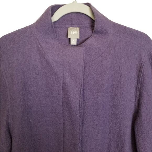 Vintage J. Jill Womens Wool Cardigan Sweater Grandmacore Hygge Rustic Cabin M - Picture 2 of 8